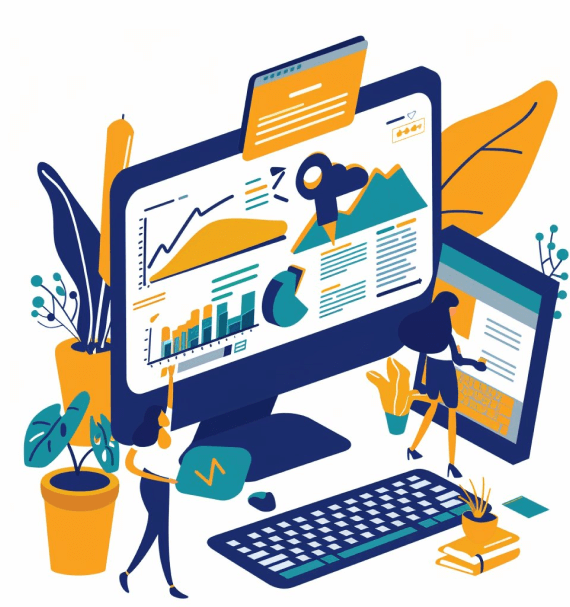 Remote work benefits illustration